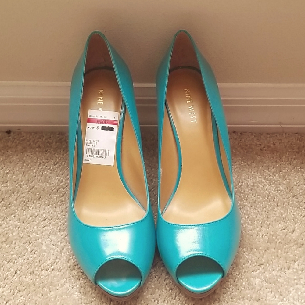 Nine West Turquoise High Heels